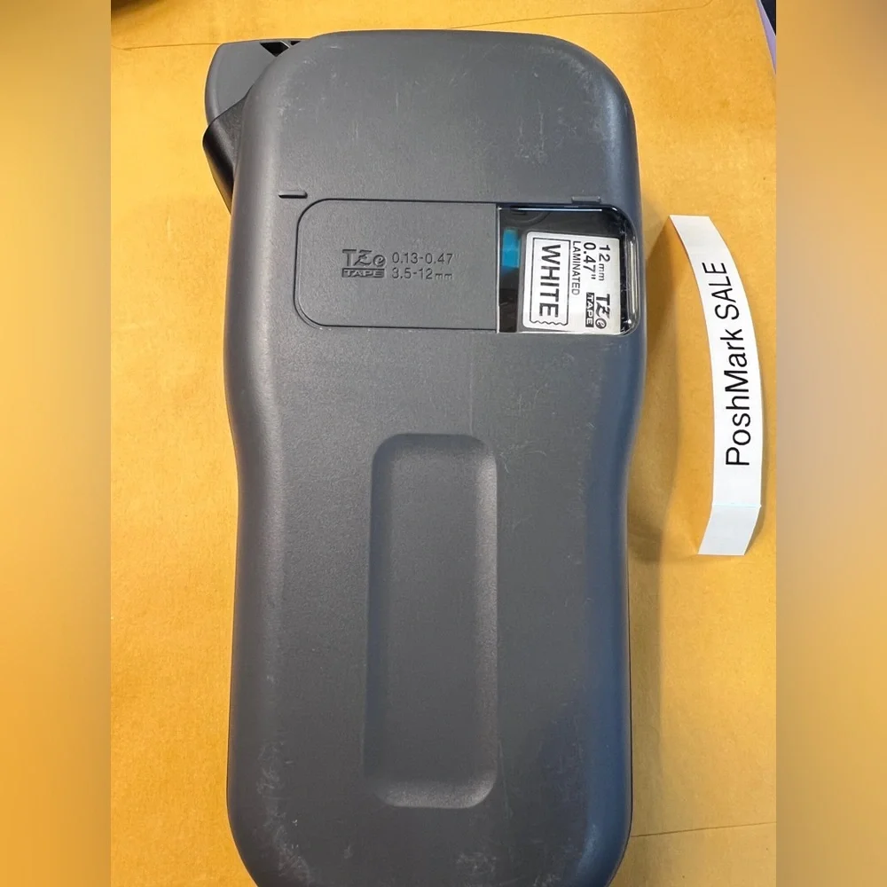 Brother P-touch Pro Label Maker in Black and Yellow, White Label tape included